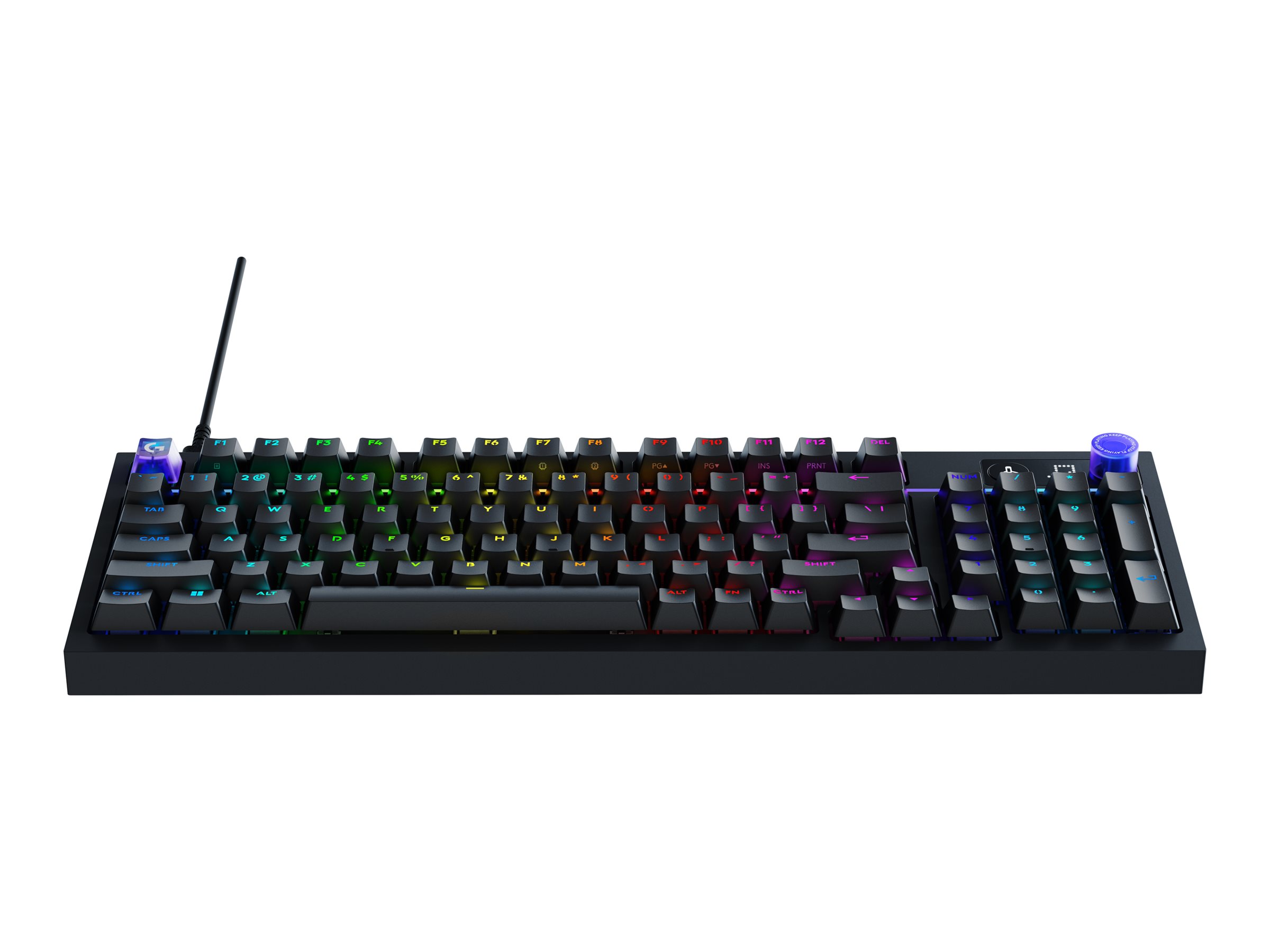 Tastierë Gaming Logitech G316 X 98 / Wired / Mekanike / 98% / Hot-Swappable / Linear / LIGHTSYNC RGB / USB-C – Zezë - 2