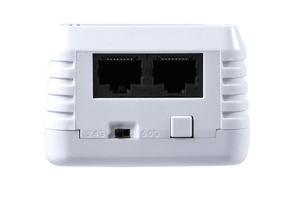 Power-LAN ALLNET ALL1682511v2-CH, 500Mbps, HomePlug AV, Wi-Fi N 300Mbps, 2× RJ45 10/100Mbps, Dual-Band 2.4GHz/5GHz - Bardhë - 2