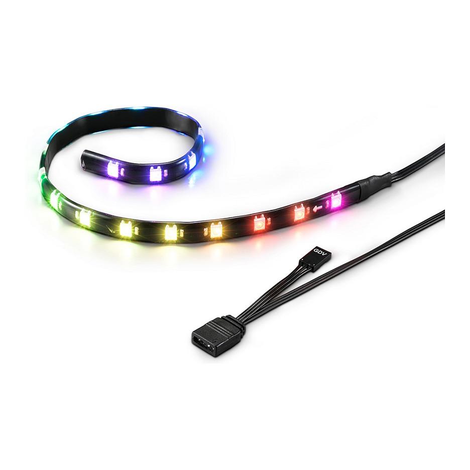 Shirit Ndriçimi për Kasë Sharkoon SHARK Blades RGB, 360mm, 18x LED ARGB, 5V - Zezë