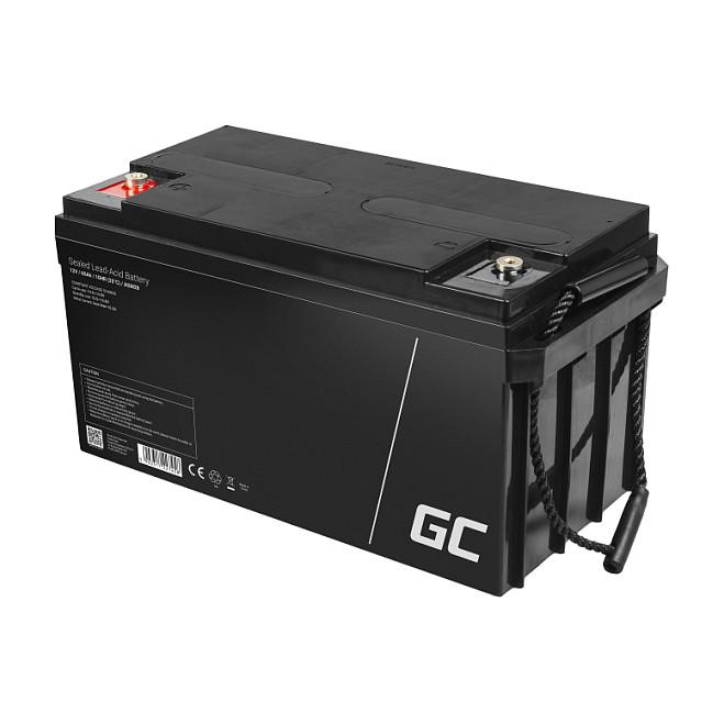 Bateri AGM Green Cell AGM28, 12 V, 65 Ah, VRLA, pa mirëmbajtje – Zezë - 2