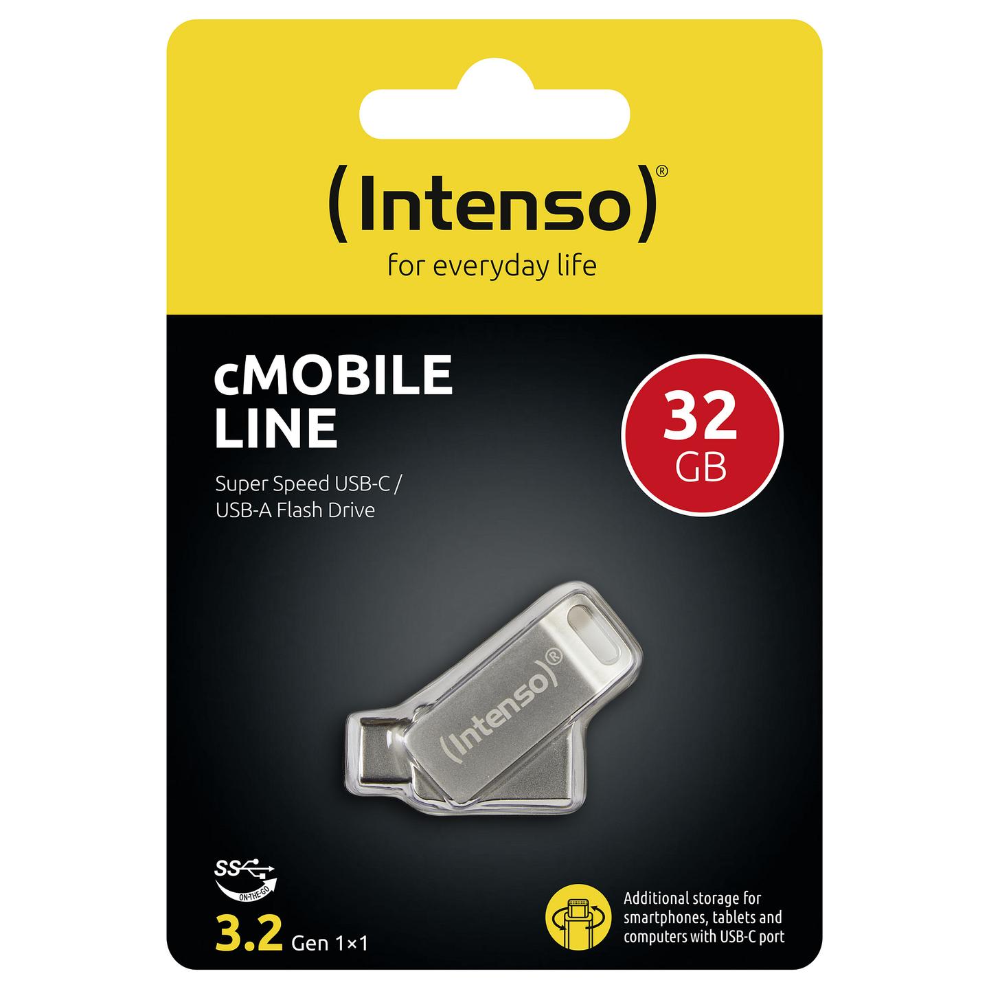 USB Flash Drive Intenso cMobile Line / 32GB / USB 3.2 Gen 1 / 70MB/s Read 70MB/s Write - Argjend - 7
