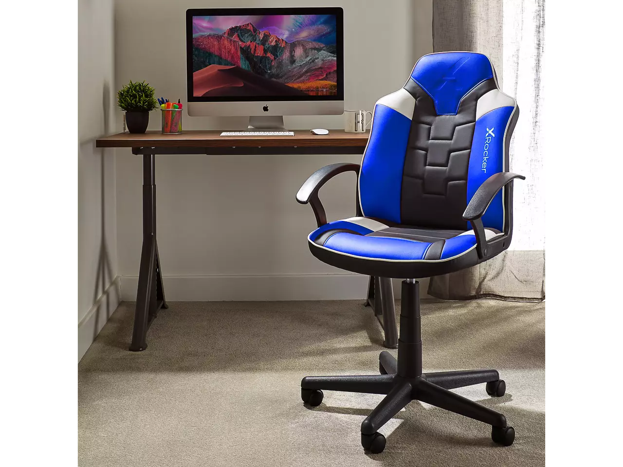 Karrige Gaming X Rocker Saturn - Blu - 2