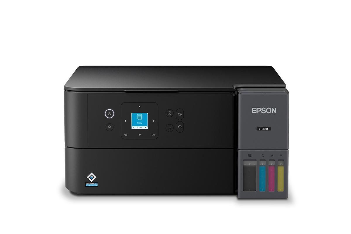 Printer Multifunksional Epson EcoTank ET-2955, Inkjet me Ngjyra, A4, 3 në 1, Duplex, Wi-Fi, USB - Zezë