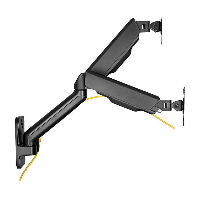 Mbajtëse për Monitor LogiLink BP0146 , 2 Monitorë , 17–32" , deri 9kg për krah , me sustë gazi , distancë 90–540mm , VESA 75x75 & 100x100 - Zezë - 3