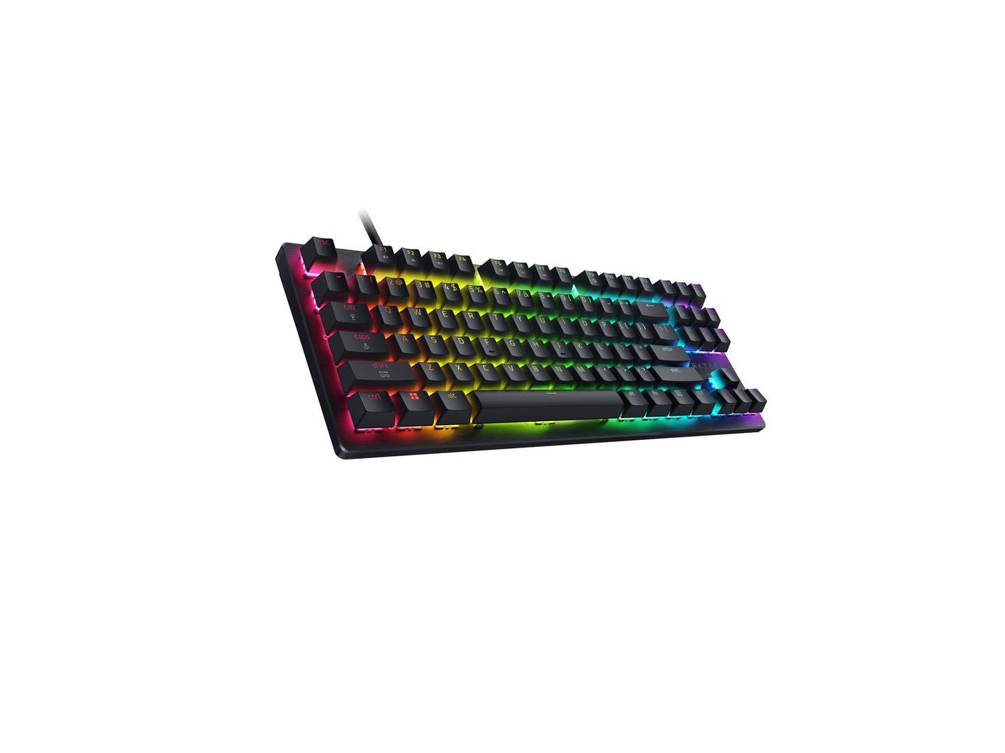 Tastierë gaming Razer Huntsman V3 Pro Tenkeyless 8KHz, optike analoge, 8000Hz, RGB, QWERTZ gjermane - Zezë - 3