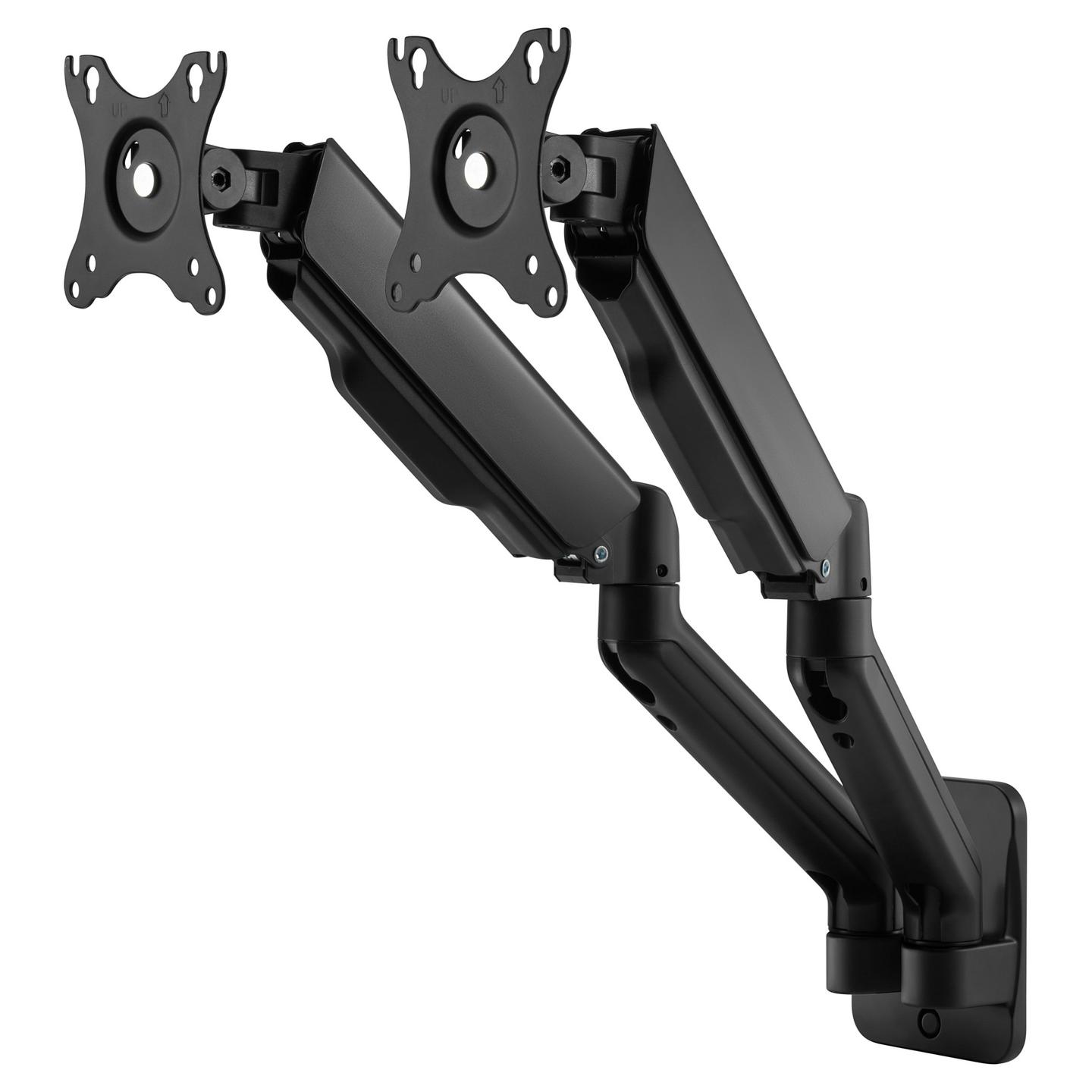 Mbajtëse Muri për Monitor Equip 650138 / 2 Monitorë / 17"-32" / 18kg / Full Motion / Tilt ±90° / Swivel ±90° - Zezë - 3