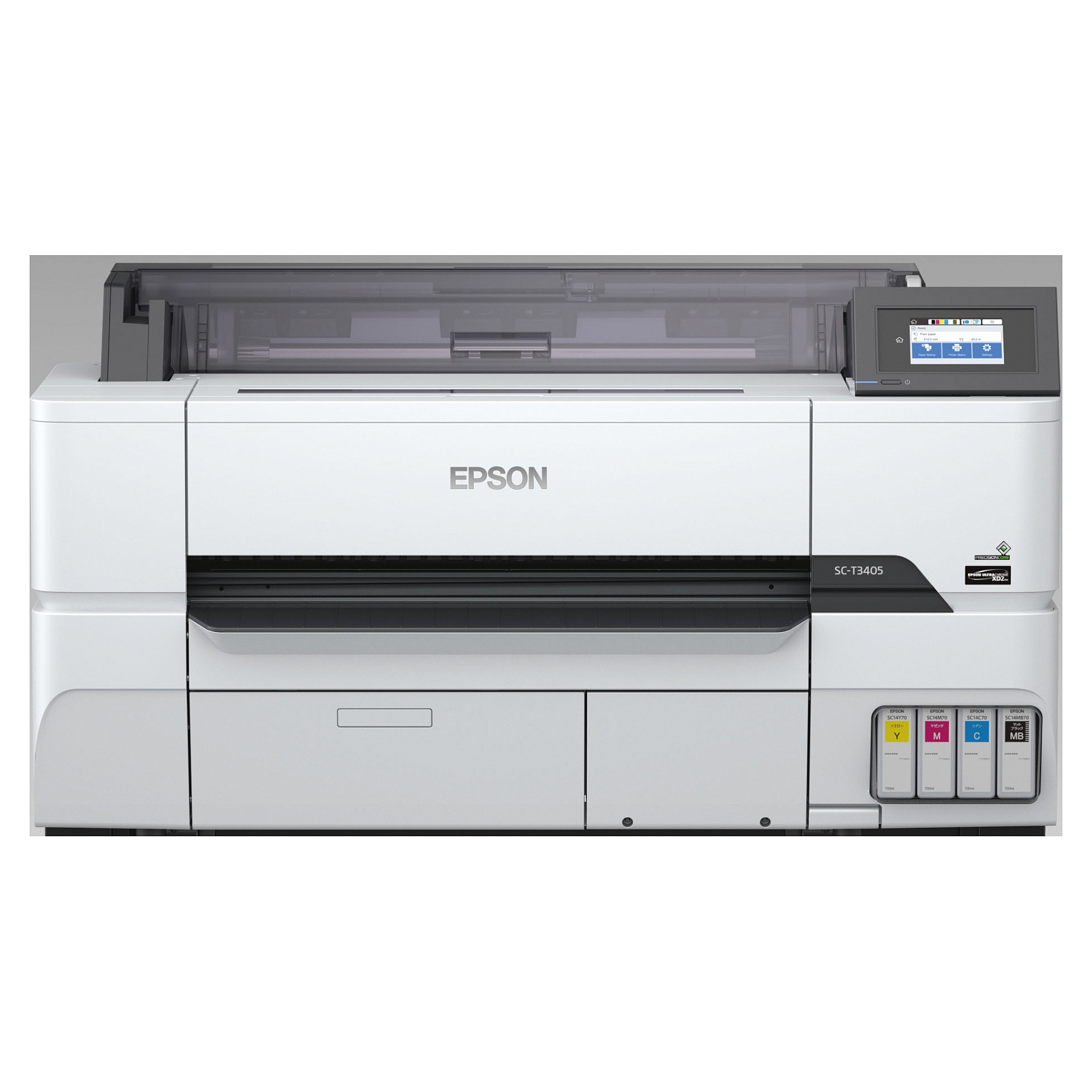Printer i madh Epson SureColor SC-T3405 / Për Posterë, CAD & Vizatime / Me Ngjyra / 24 Inch / 60 cm / USB + LAN + Wi-Fi - Bardhë - 10