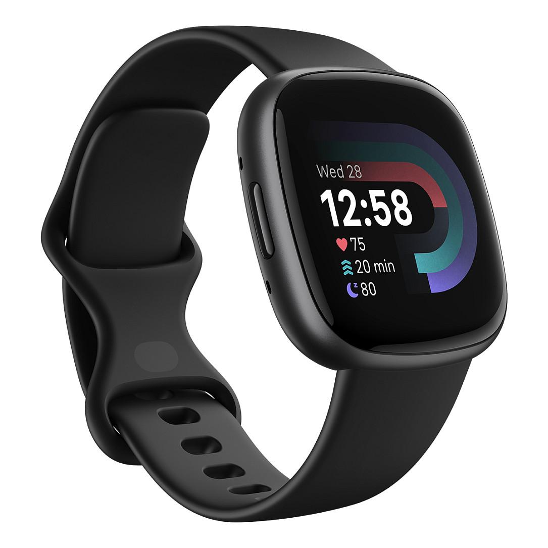 Orë e Mençur Fitbit Versa 4, 40mm, AMOLED, GPS, Bluetooth 5.0 - Zezë