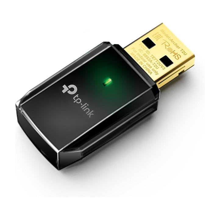 Adapter Rrjeti WLAN USB TP-Link Archer T2U / USB 2.0 / Dual Band 2.4GHz + 5GHz / 600Mbps / Wi-Fi 5 802.11ac - Zezë - 2