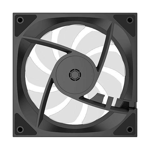 Ftohës për Kasë Fractal Design Aspect 12 RGB PWM / 120mm / 500-1800 RPM / ARGB / PWM – Zezë - 2