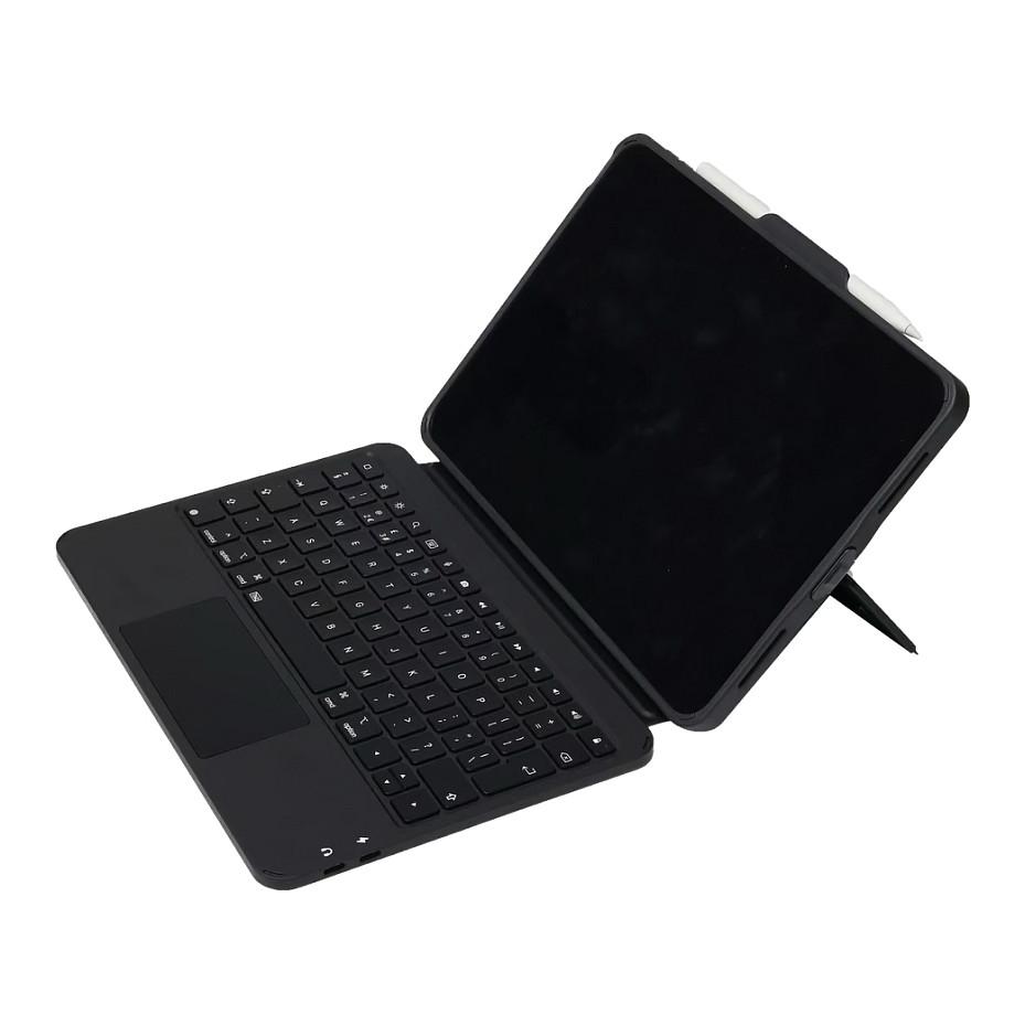Aksesor për tablet DEQSTER Prime Keyboard / iPad Air 13" / M2-M3 / USB-C / 2x USB-C / Trackpad / Water-Resistant - Zezë - 6