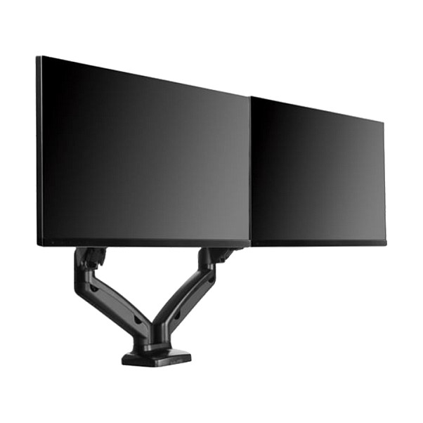 Mbajtëse për Monitor ICY BOX / 2 Monitorë / deri 32" / 6.5kg për Monitor / VESA 75x75-100x100 / Gas Spring / Tavolinë - Zezë - 7