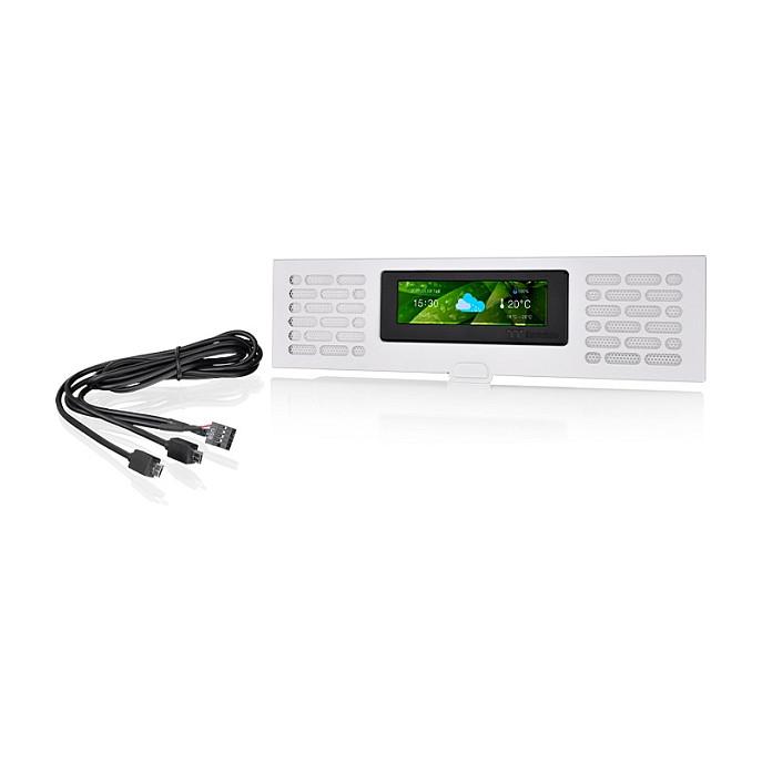 Ekran LCD për Kasë Thermaltake LCD Panel Kit Snow for The Tower 200, 3.9", TFT-LCD, 480×128, USB 2.0 - Bardhë - 4