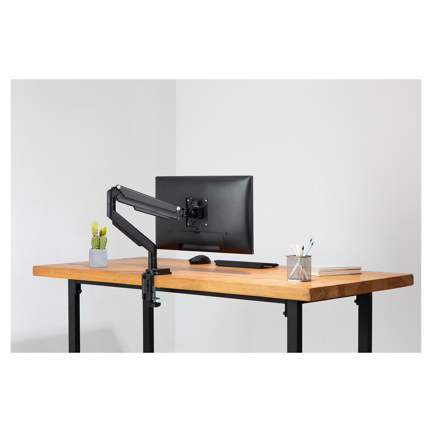 Mbajtëse për Monitor DIGITUS DA-90394 / 1 Monitor / 15"-32" / 9kg / VESA 75x75-100x100 / Gas Spring / Tavolinë - Zezë - 11