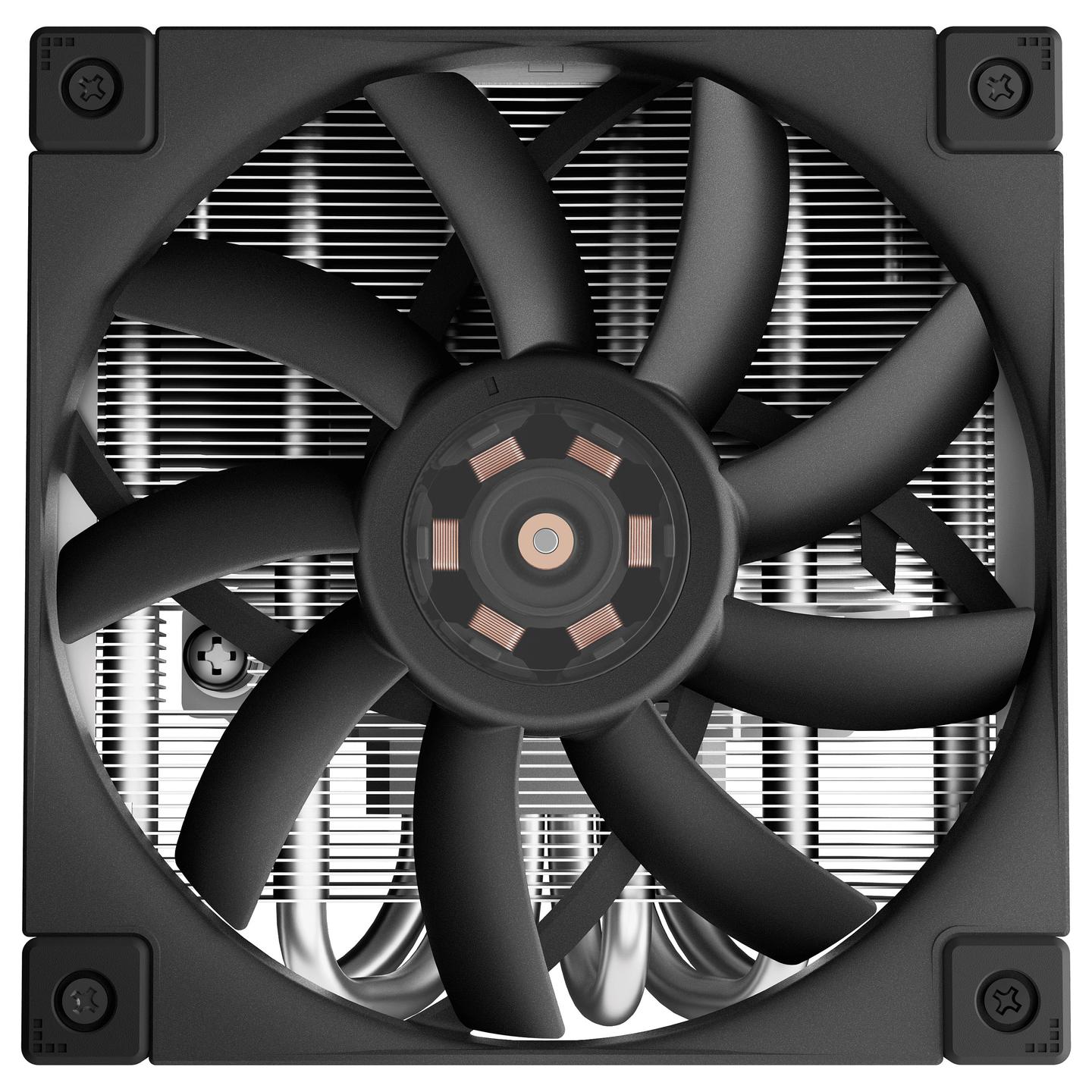Ftohës për Procesor DeepCool AN600 / 180W / 120mm / 6 Heatpipes / 500-1850 RPM / LGA1851, LGA1700, LGA1200, LGA1151, LGA1150, LGA1155, AM5, AM4 - Zezë - 5