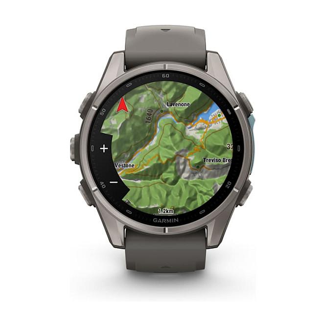 Orë e Mençur Garmin fēnix 9 / 43 mm / AMOLED / GPS / Titanium / Silikon - Gri - 7