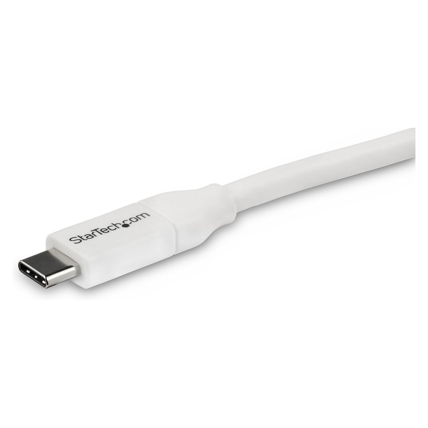 Kabllo USB StarTech.com USB2C5C4MW / USB-C në USB-C / USB 2.0 / 4m - Bardhë - 3