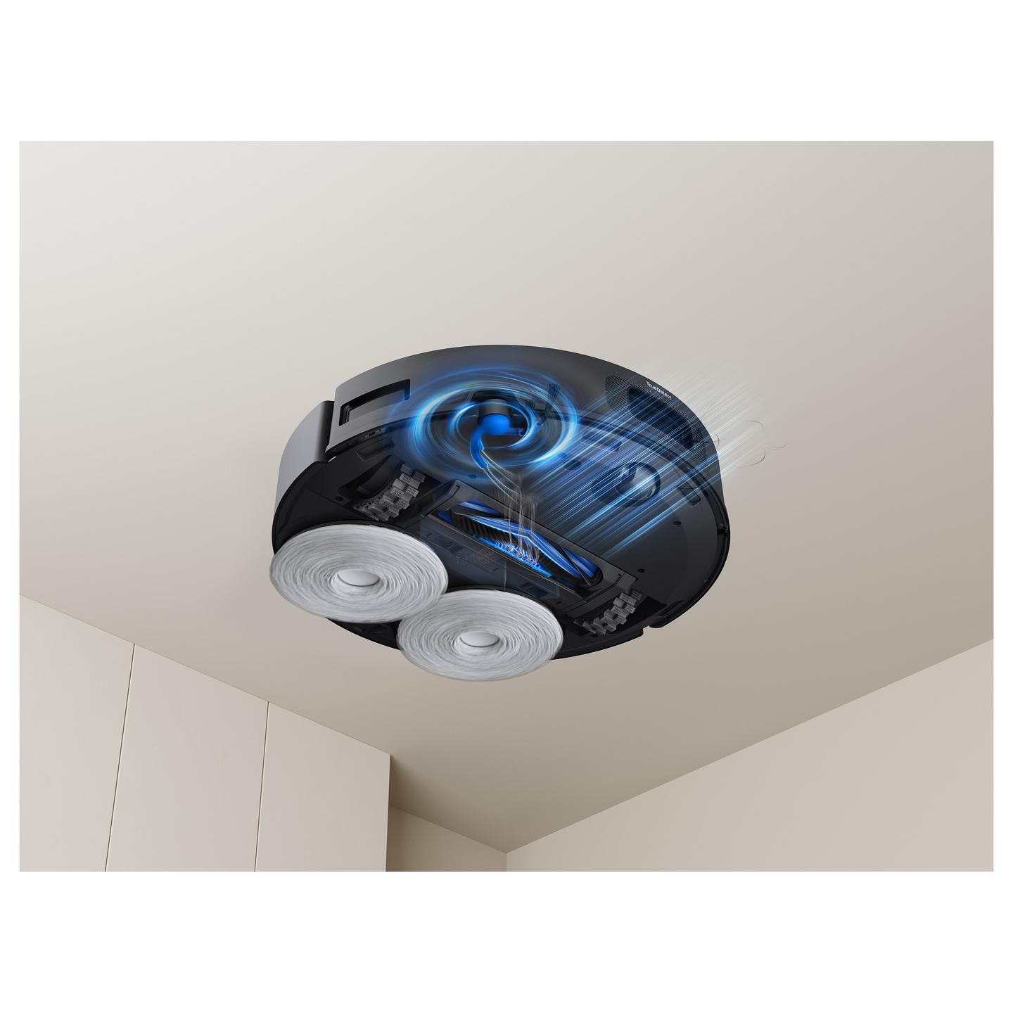 Fshesë Robotike ECOVACS DEEBOT T30e OMNI / Fshirje e Njomë OZMO Turbo 2.0 / Navigim Laser LDS / TruEdge 3D / Stacion Vetëpastrues OMNI – Zezë - 21
