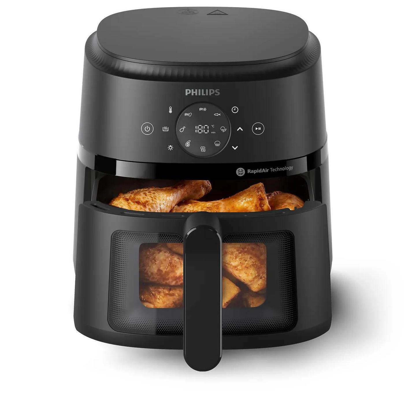 Fryer Philips Series 2000 / NA220/00 / 4.2L / 1500W / RapidAir / 13 Programe / Touchscreen / 60-200°C – Zezë - 2