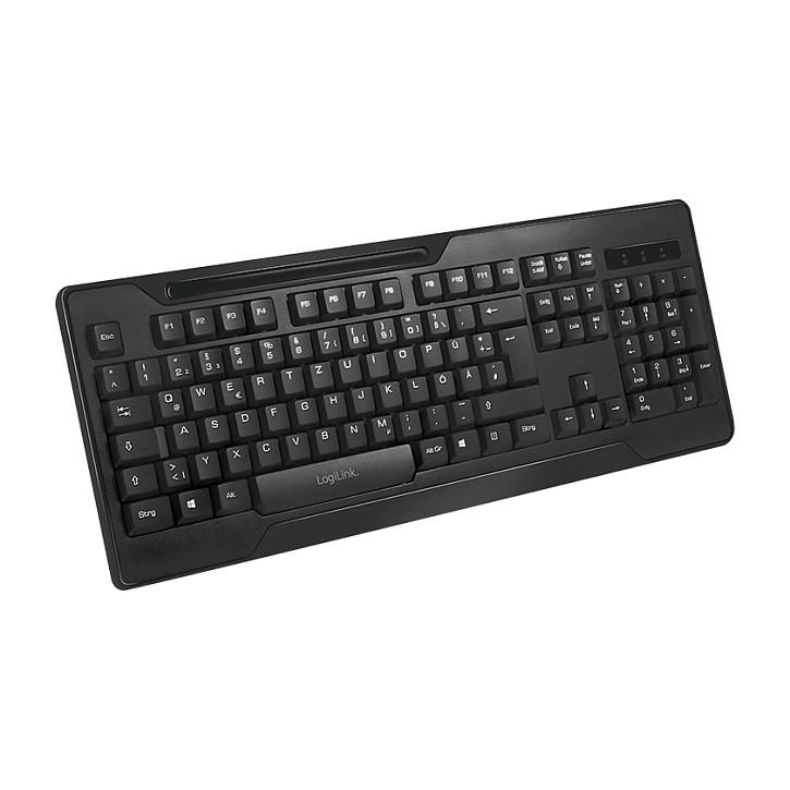 Combo (Tastierë & Maus) LogiLink ID0194 / RF Wireless - Zezë - 2