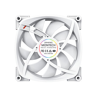 Ftohës për Kasë Montech RX140 PWM / 140mm / 600-1600 RPM / ARGB / PWM / Reverse – Bardhë - 5