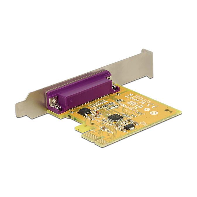 Kartë Zgjerimi PCI Express Delock 89445 / PCIe 2.0 x1 / 1x Parallel DB25 / SUN2212 / Low Profile - 2