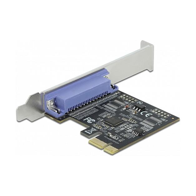 Kartë Zgjerimi PCI Express Delock 90500 / PCIe x1 / 1x Parallel DB25 / IEEE 1284 / ASIX AX99100 / 1.5Mbps / Low Profile - 2