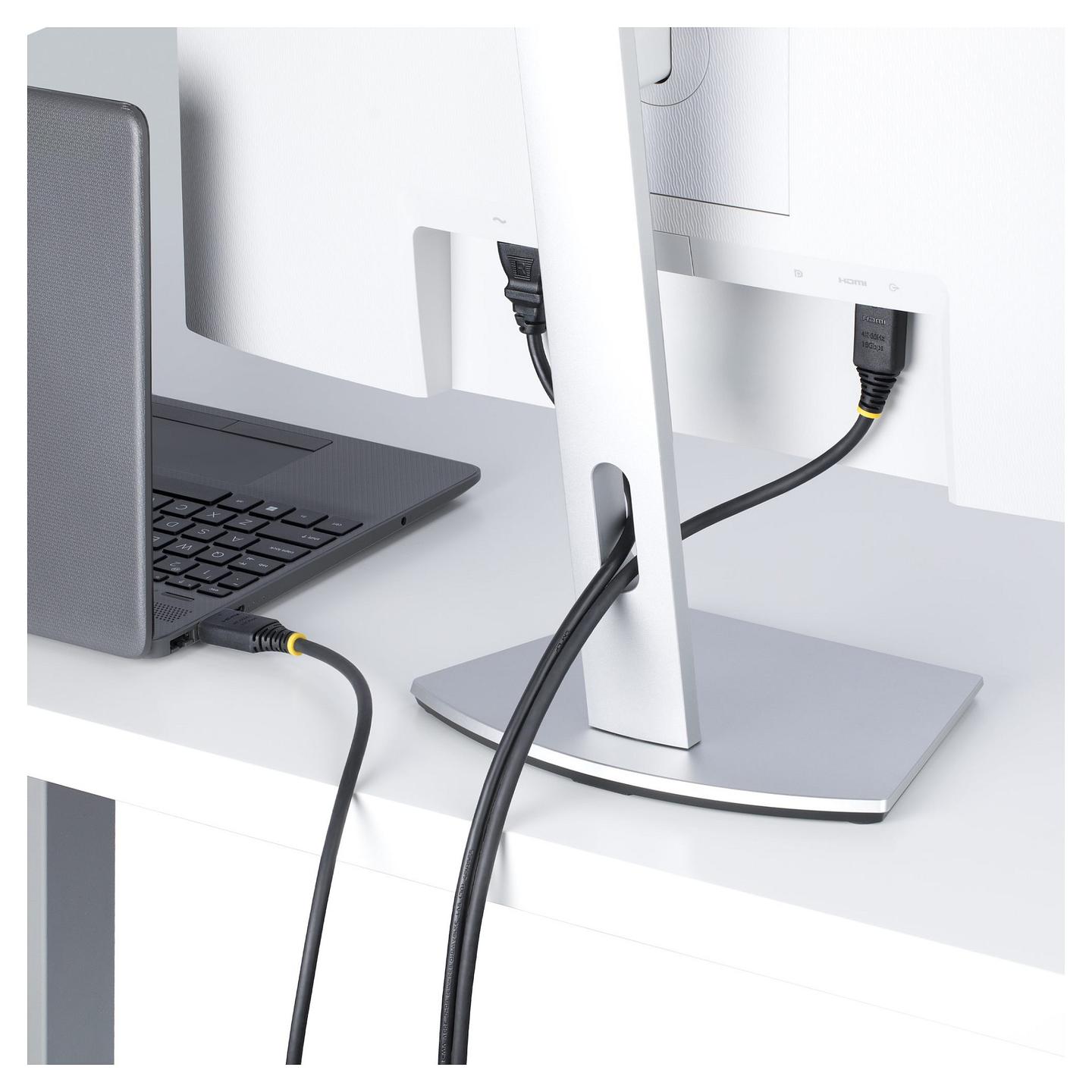 Kabllo HDMI StarTech.com HDMI2CABLE-4K60-150C / HDMI në HDMI / 1.5m / HDMI 2.0 / 4K 60Hz / 1440p 144Hz - Zezë - 7