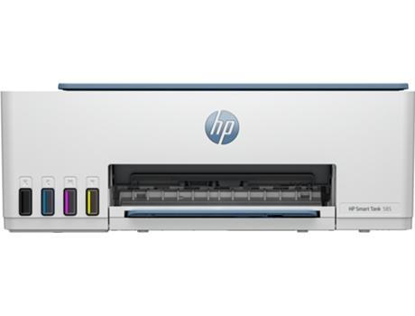 Printer Multifunksional HP Smart Tank 585 / Inkjet me Ngjyra A4 / 12 ppm / 3 në 1 / Wi-Fi + USB - Bardhë