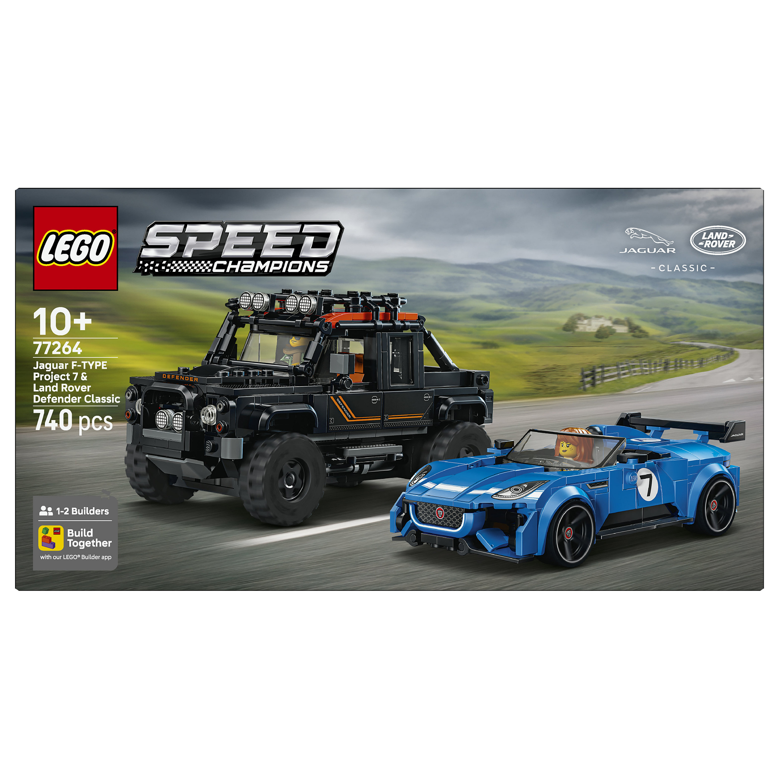 LEGO Speed Champions Jaguar Project 7 & Land Rover Defender - 10