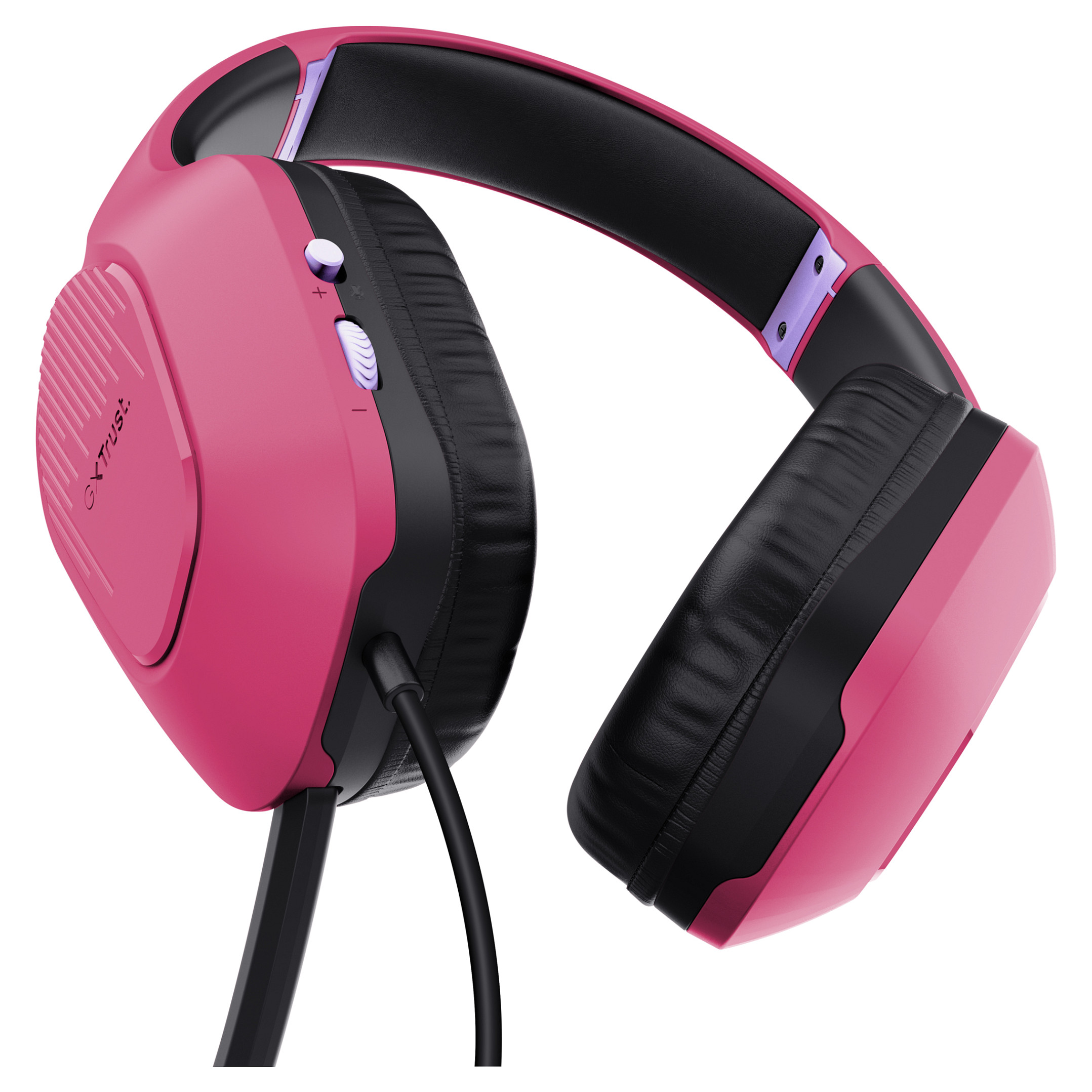 Kufje Gaming Trust GXT 415P Zirox / Wired / Over‑Ear / 50 mm / 3.5 mm / Mikrofon / 2 m – Rozë - 3