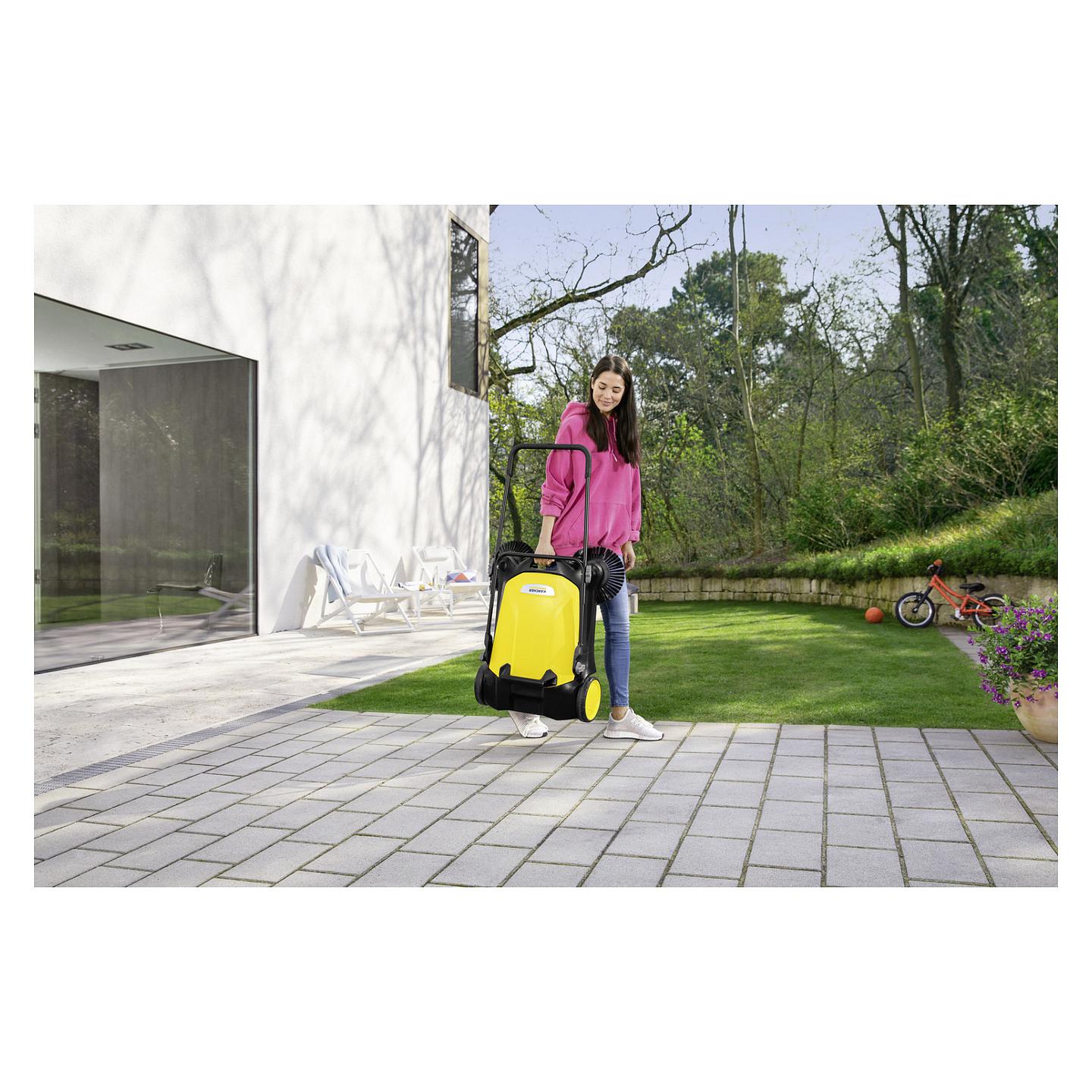Makineri për Fshirje Kärcher S 4 Twin 2-in-1 / 680mm / 20L / 2400m²/h / 4 Furça Anësore – Zezë/Verdhë - 9