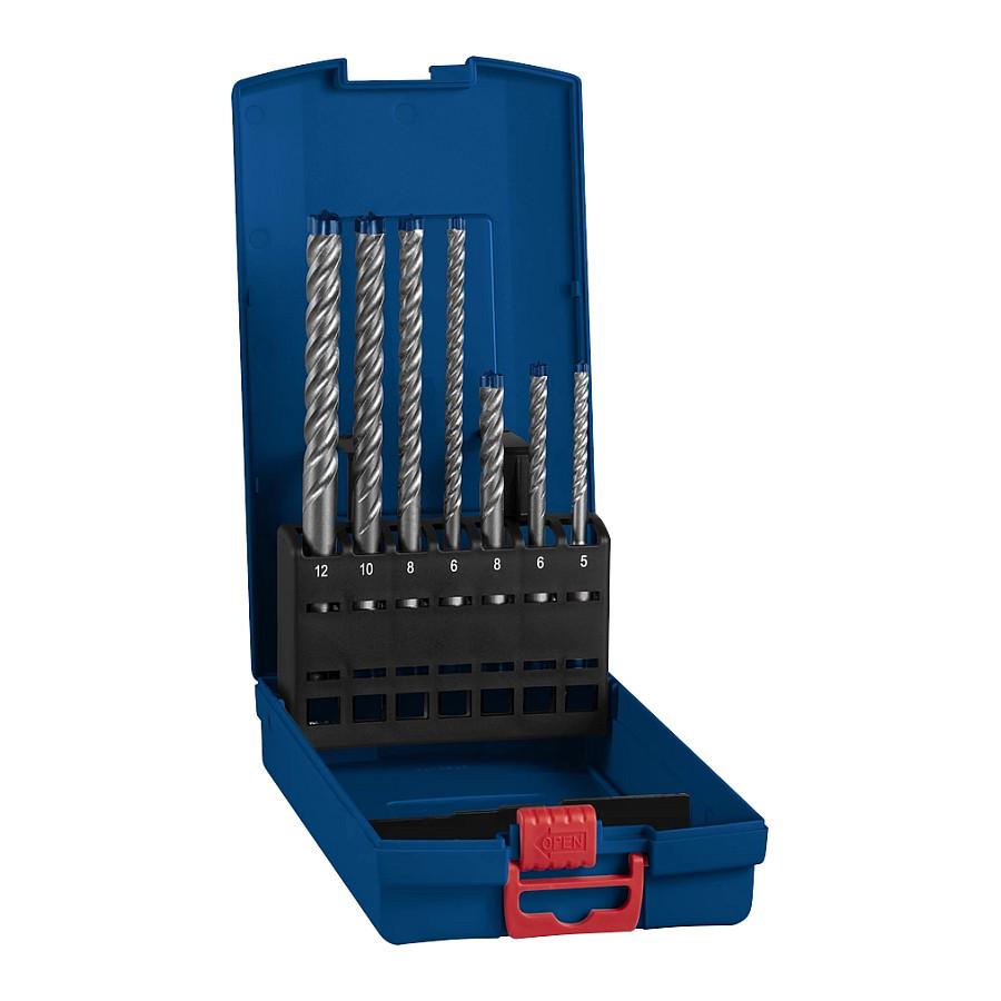 Set Svedrash Bosch Expert SDS plus-7X, 7 Copë, 5/6/6/8/8/10/12mm - Hiri - 2