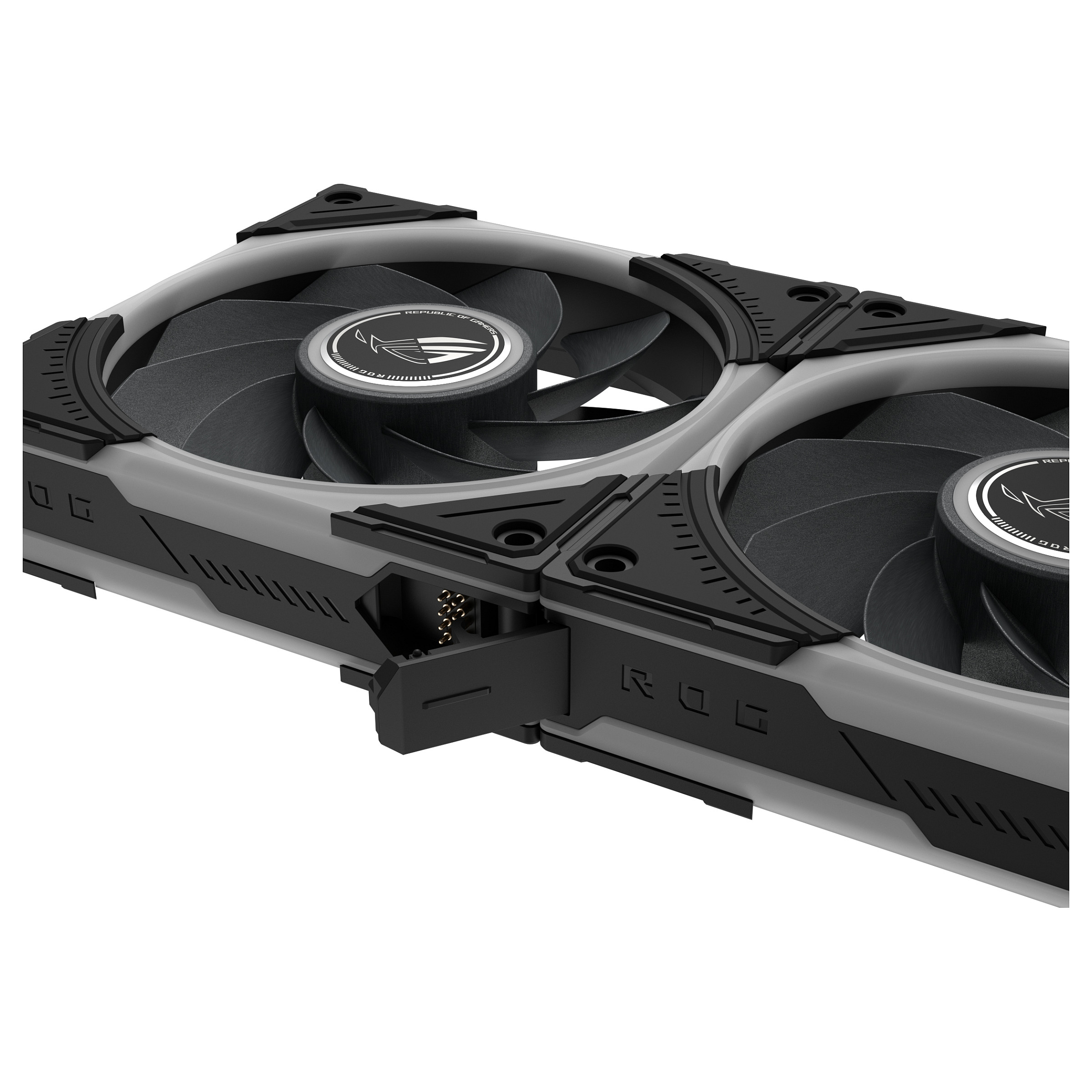 Ftohës për Kasë ASUS ROG Eurux GR120 ARGB Reverse / 120mm / 30mm / PWM / 2200 RPM / 70 CFM / ARGB / 3-Pack / ROG Hub – Zezë/Kuqe/Bardhë - 29