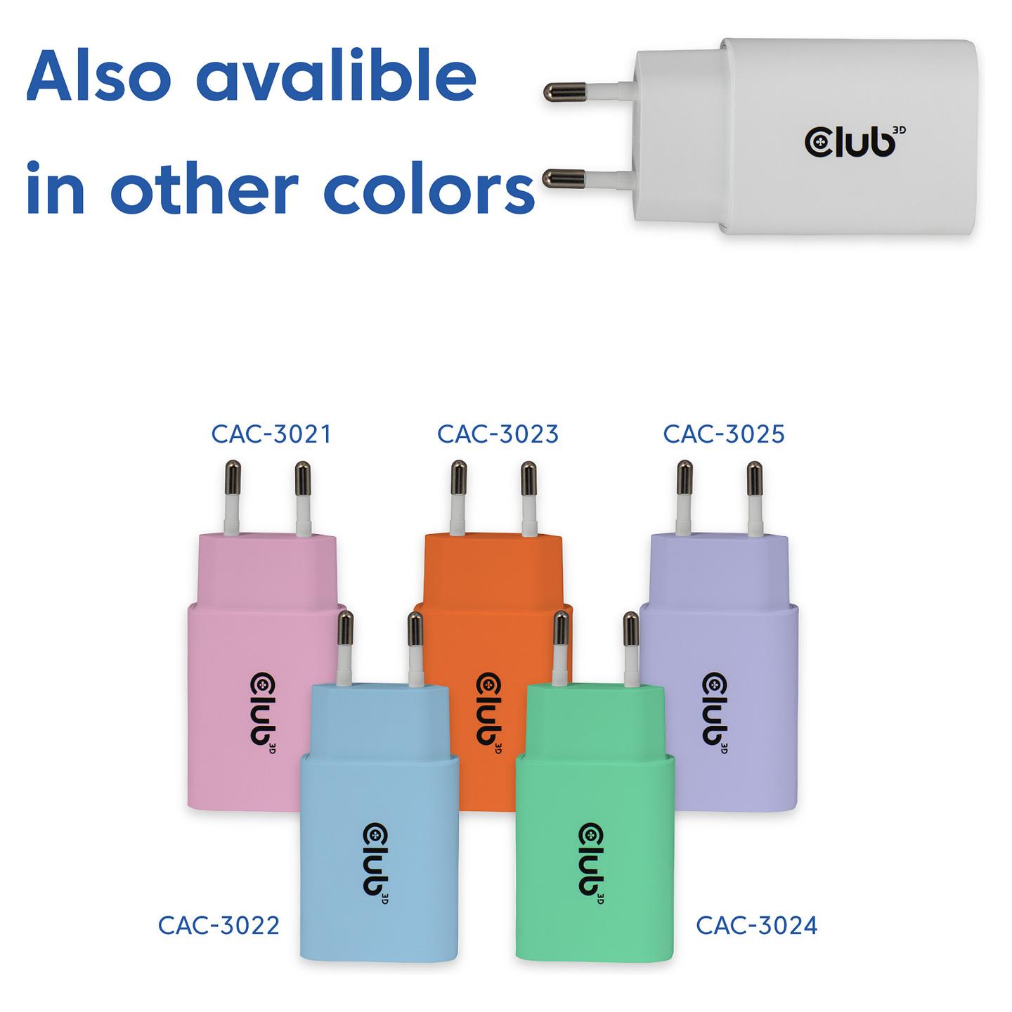 Karikues Club 3D CAC-3020 / 30W / 1x USB-C / PD 3.0 / 2-Pack - Bardhë - 6