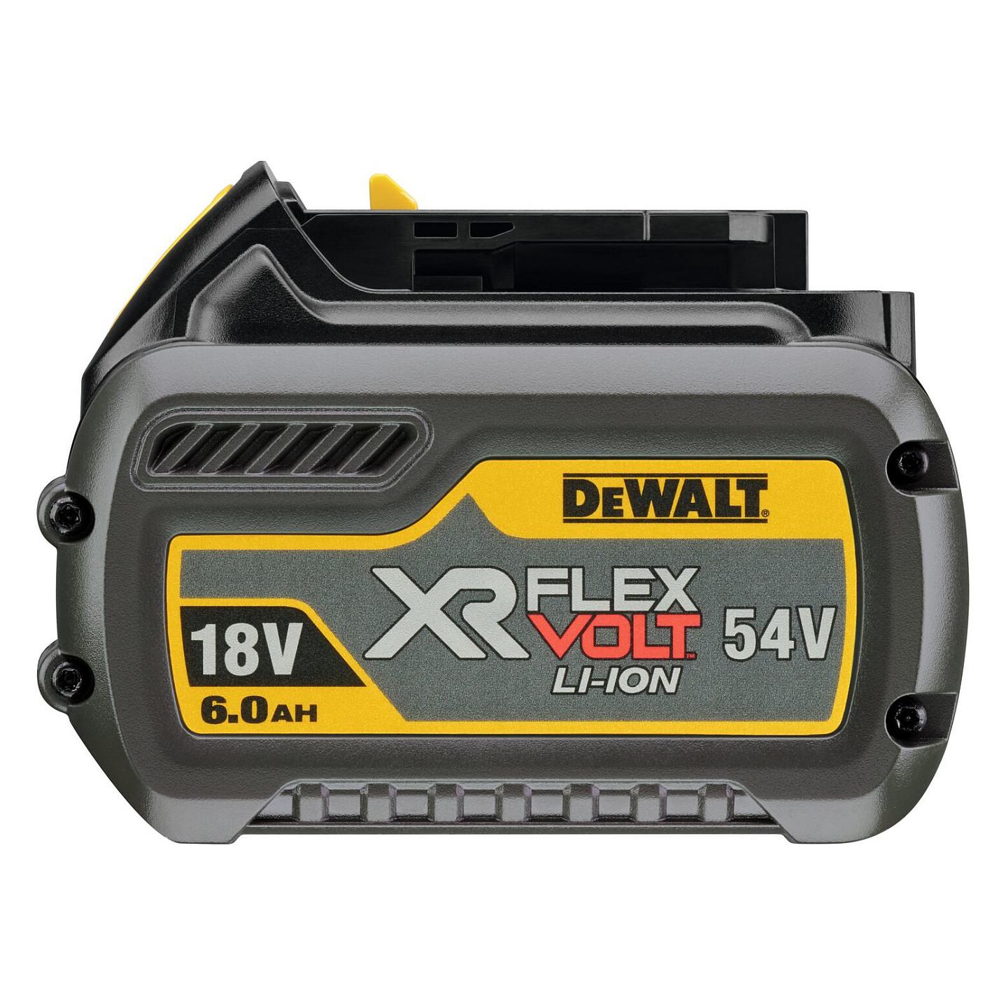 Bateri DeWALT DCB546-XJ XR FLEXVOLT, 18V/54V, 6Ah, Li-Ion - Verdhë/Zezë - 2