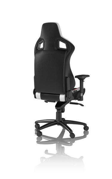 Karrige Gaming noblechairs EPIC Real Leather / 4D Armrests / 90–135° / 11° Rocking / Class 4 Gas Lift / 120kg – Zezë/Bardhë/Kuqe - 4