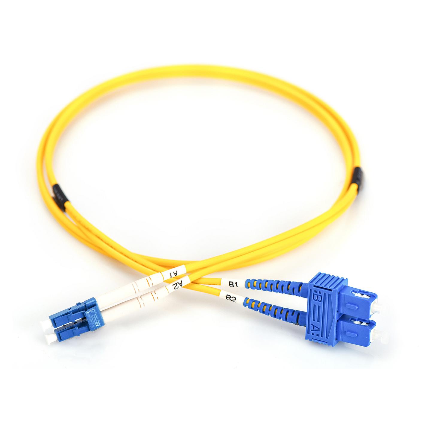Kabllo për Rrjet (UTP) DIGITUS DK-2932-10, Fibër Optike, Singlemode OS2, LC në SC, 10 m - Verdhë/Blu - 5