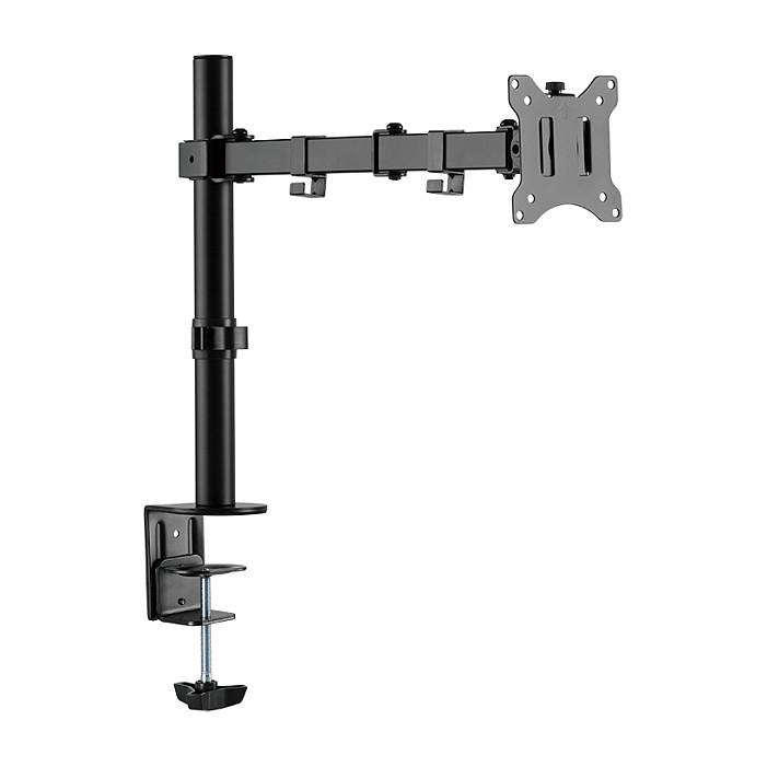 Mbajtëse për Monitor LogiLink BP0043 / 1 Monitor / 17–32" / deri 8kg / 3 Nyje / VESA 75x75 & 100x100 / Rotacion 360° - Zezë