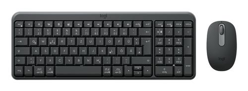 Combo (Tastierë & Maus) Logitech MK250, Wireless Bluetooth, QWERTZ, Full Size, 1000 DPI – Grafit - 2