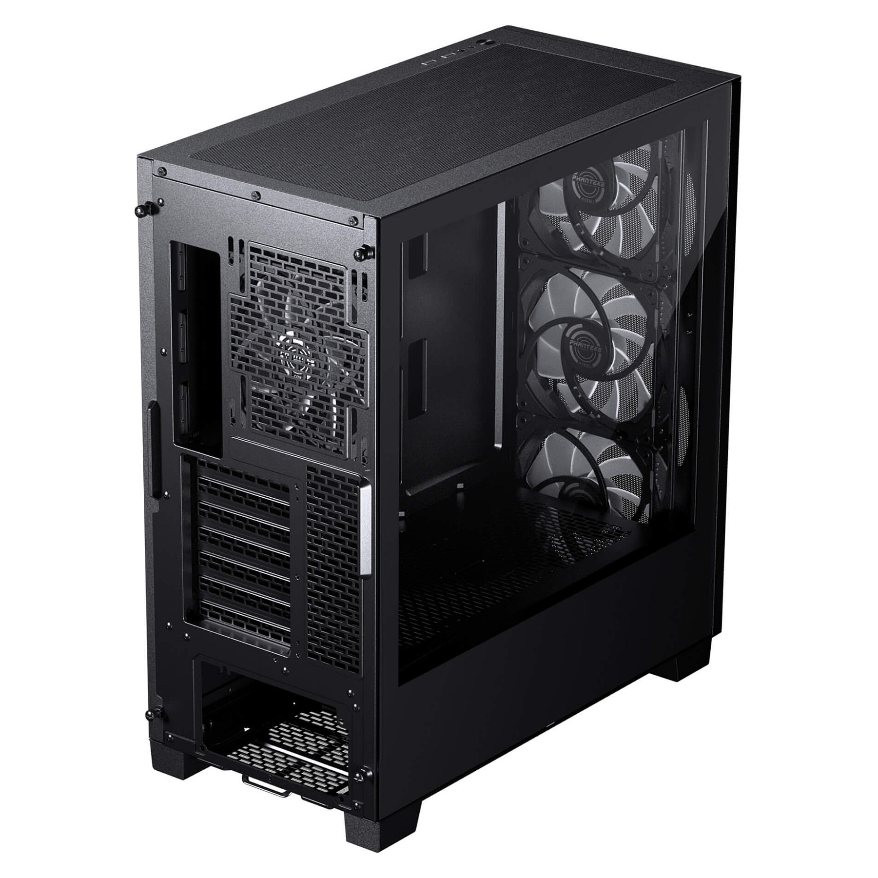Kasë PC Phanteks XT Pro Ultra / Midi Tower / ATX + E-ATX + Micro-ATX + Mini-ITX / 4x 140mm D-RGB Fan / Tempered Glass - Zezë - 6