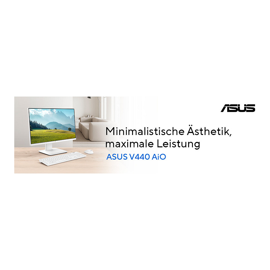 AIO ASUS V400 V440VAK-WPC952W / i3-1315U / 8GB DDR5 / 512GB / 23.8" Full HD IPS / Intel Graphics / Wireless Kb+Mouse - Bardhë - 9