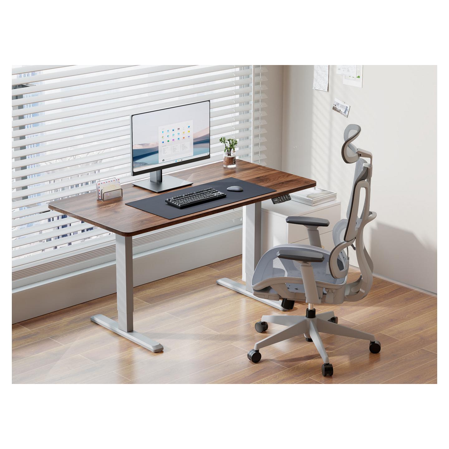 Kornizë për Tavolinë EQUIP 650813, Elektrike, 2 Motorë, 2 Këmbë, 125kg, 62–126cm, 1x USB-C 18W - Gri - 4