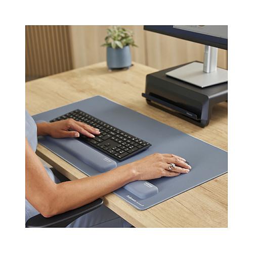 Mbështetëse për Kyçin Fellowes Breyta / Për Maus / Silikon / 18 × 6 cm / Microban / Antibakteriale / EN ISO 9241-5 - Blu - 3