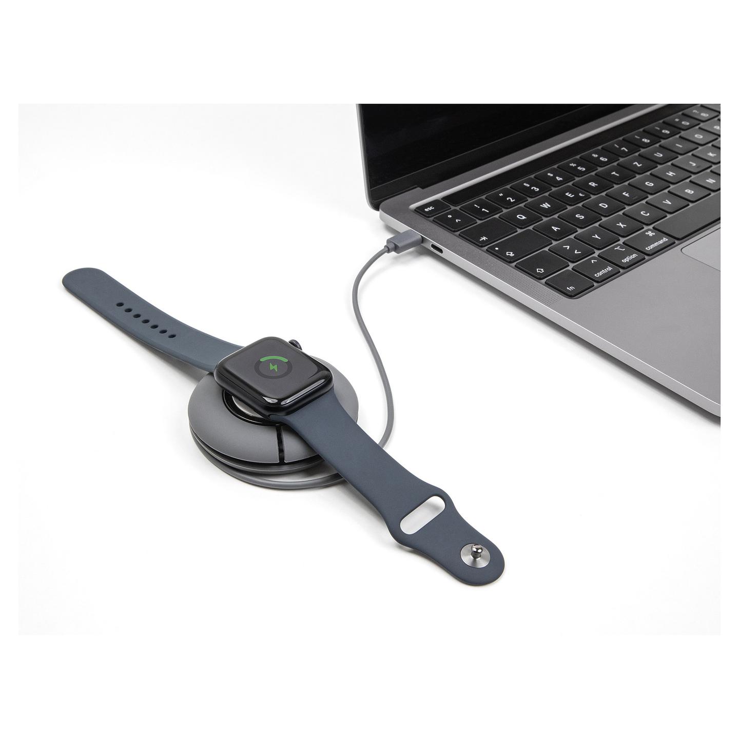 Kabllo karikimi DeLOCK 83019 për Apple Watch, USB Type-C mashkull, karikim magnetik pa tela, 2,5 W, 1 m - Hiri - 3