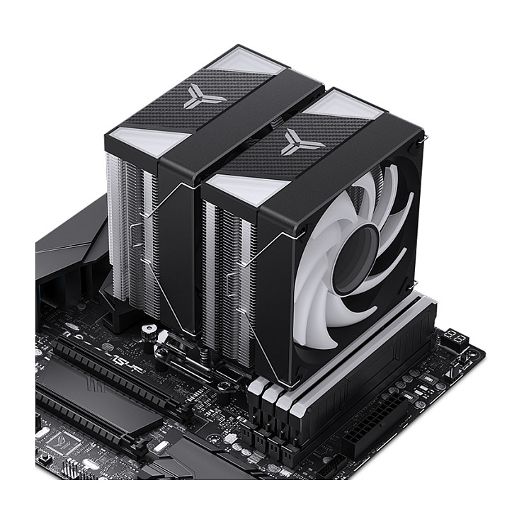 Ftohës për Procesor Jonsbo CR-3000 / Dual Tower / 260W TDP / 2×120mm PWM Fan / ARGB – Zezë - 18