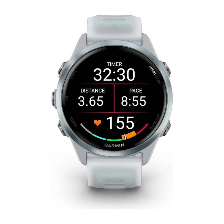 Orë e mençur Garmin Forerunner 570, 42 mm, AMOLED, GPS Multi-Band, Garmin Pay, 8GB – Bardhë/Blu - 6