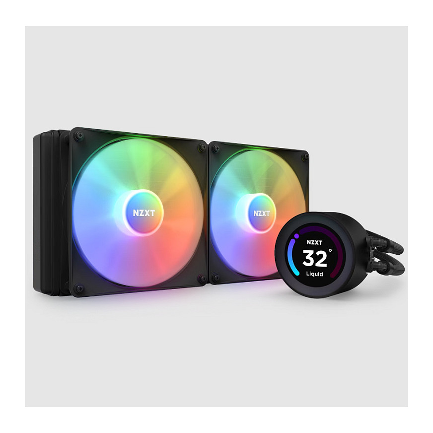 Ftohës për Procesor NZXT Kraken Elite 280 RGB / 280mm / AIO / RGB / LCD - Zezë