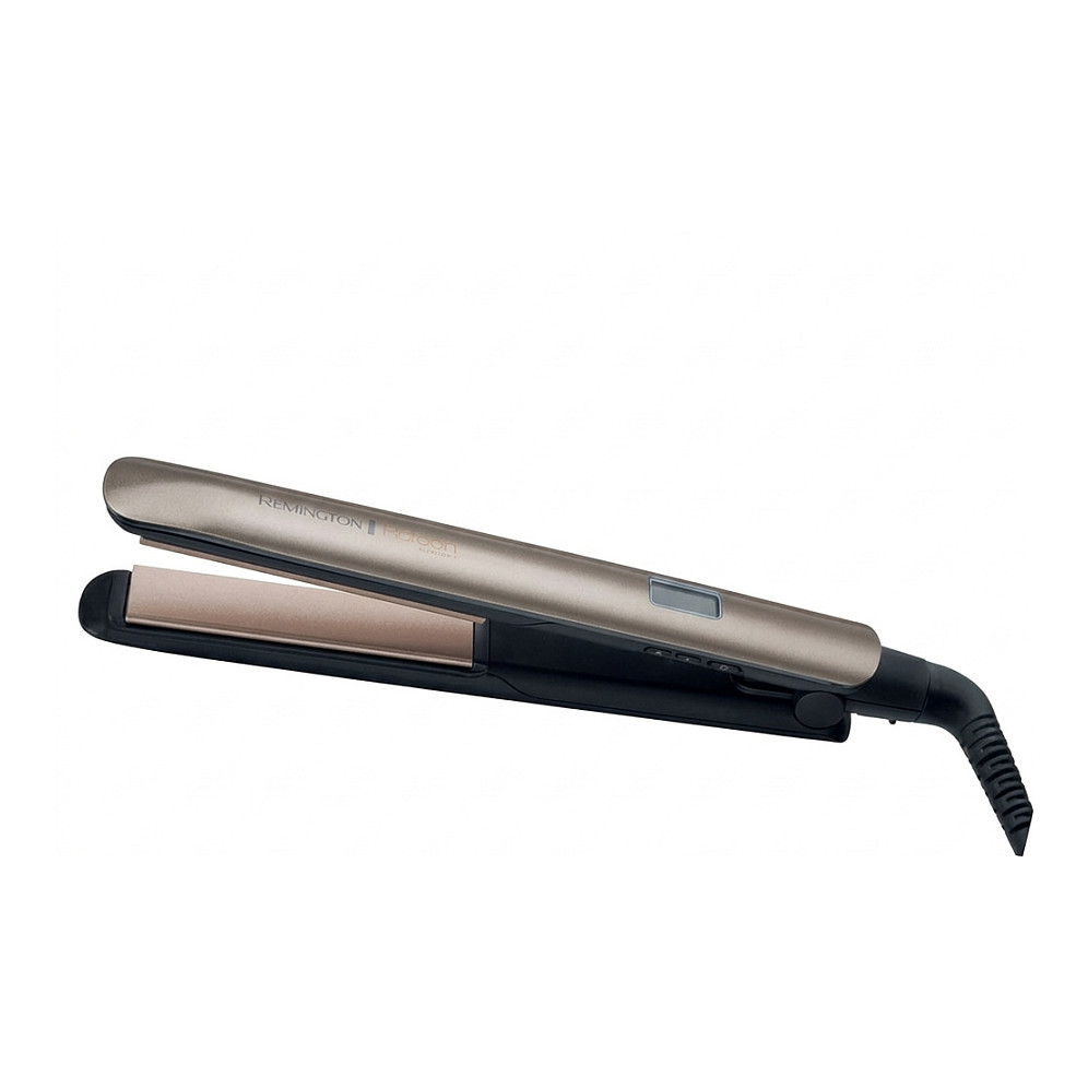 Drejtuese për flokë Remington Keratin Protect S8540 / Keratin & Almond Oil / Ceramic / 230°C / 9 Nivele - Zezë/Bronzë