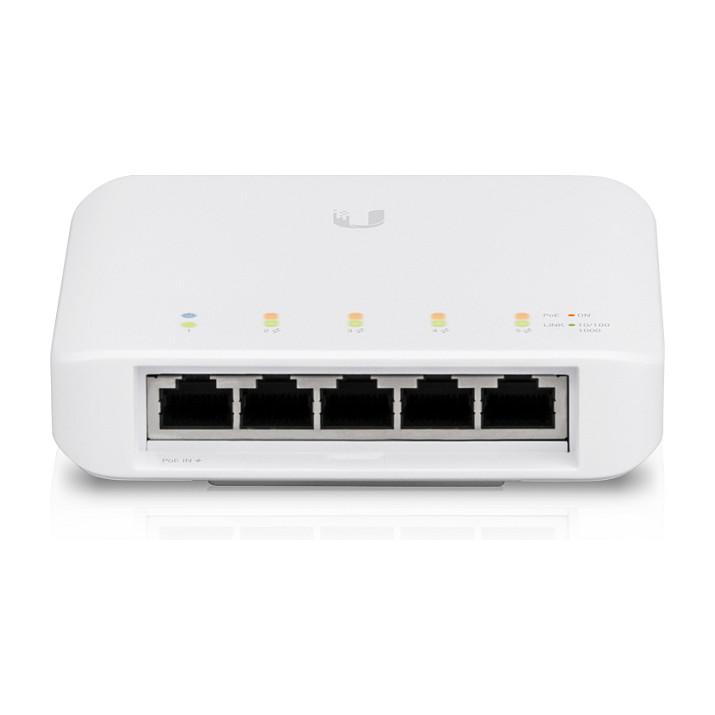 Switch Ubiquiti UniFi USW-Flex, 5x Gigabit Ethernet, 4x PoE+, Switching Capacity 10Gbps, Layer 2 Managed, Indoor/Outdoor - Bardhë - 7